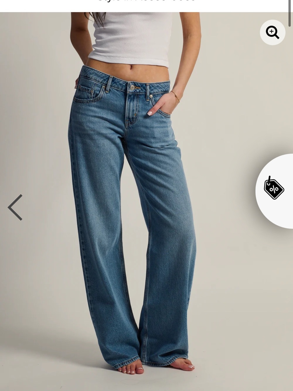 Levi’s low loose jeans size 25/32